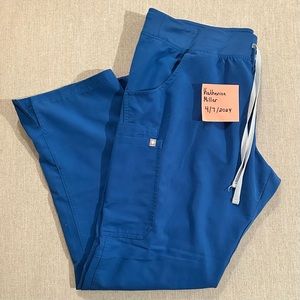 FIGS Royal Blue Kade Scrub Pants - XL